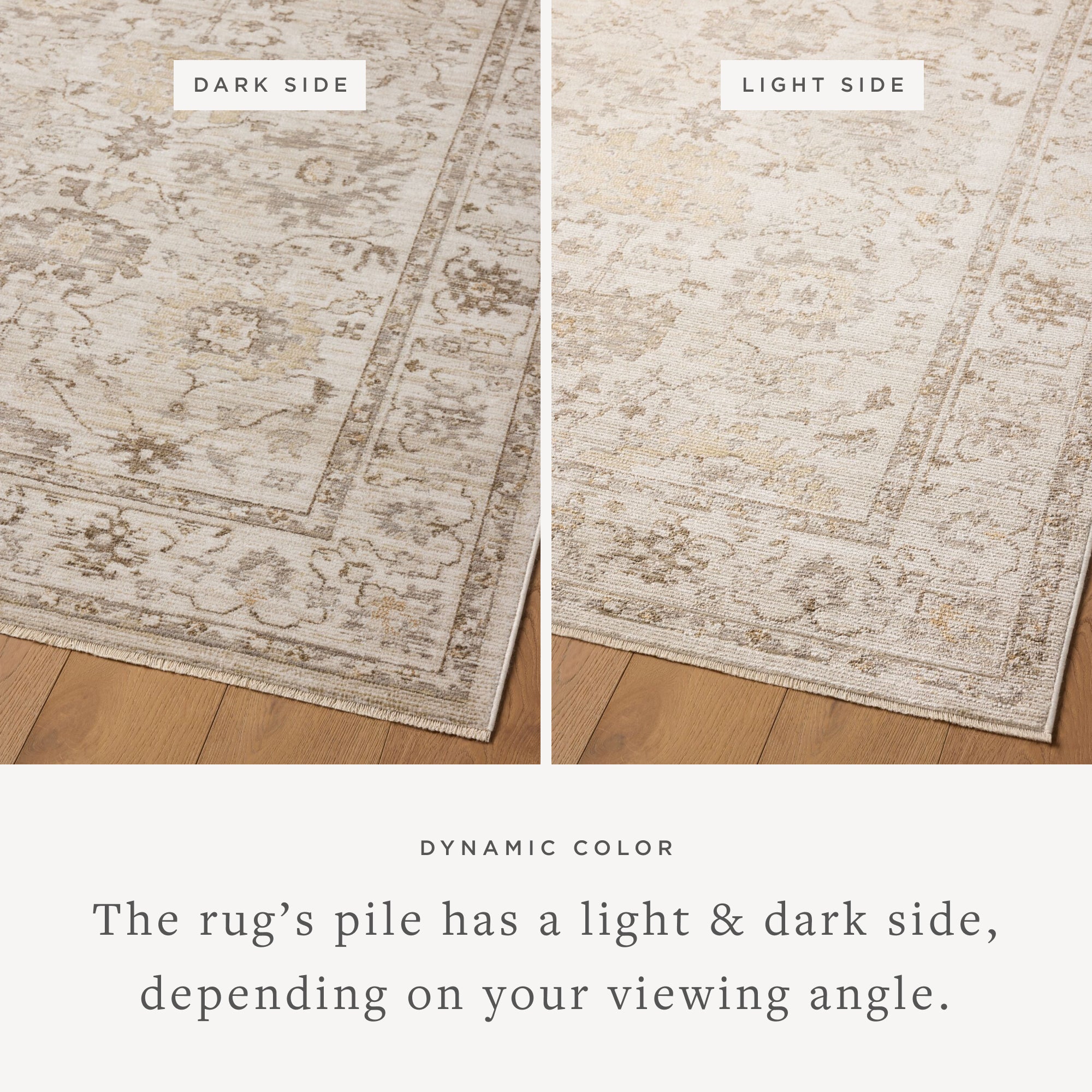 Magnolia Home by Joanna Gaines x Loloi Pace Natural / Stone Rug RUGS - synthetic Loloi
