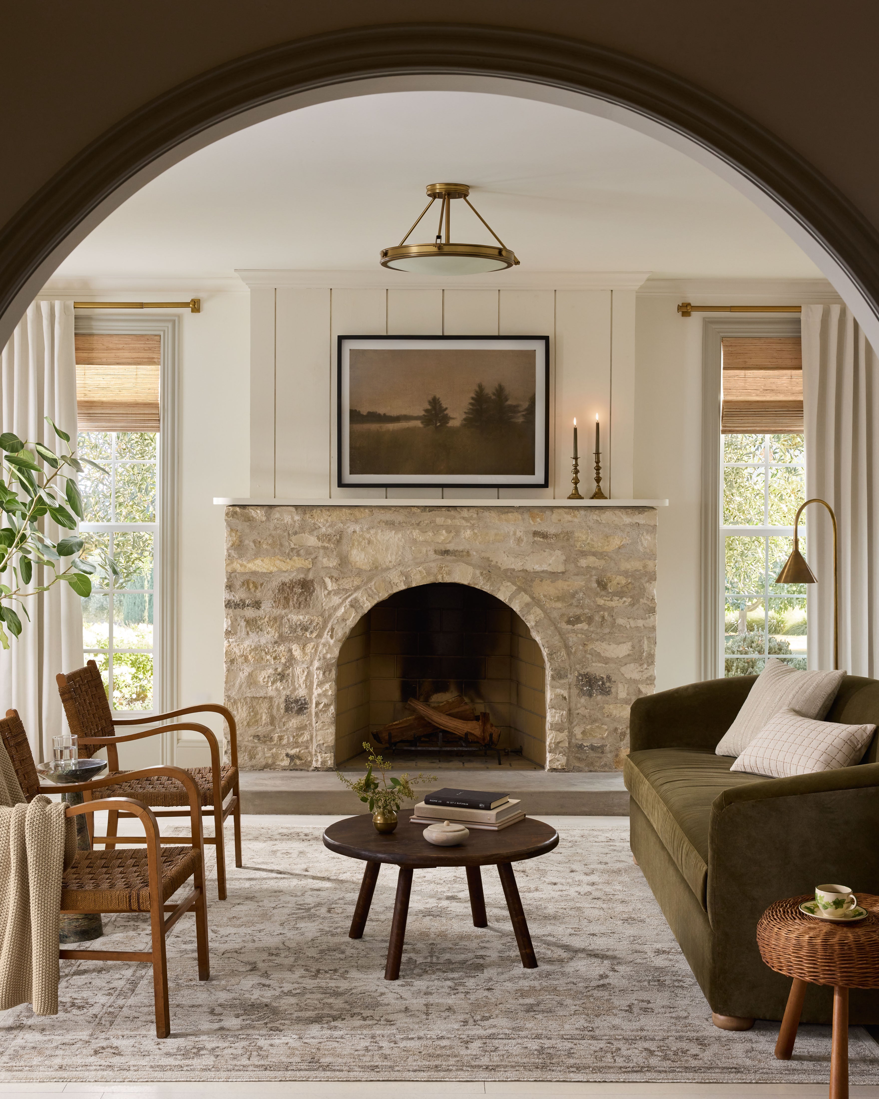 Magnolia Home by Joanna Gaines x Loloi Pace Natural / Stone Rug RUGS - synthetic Loloi