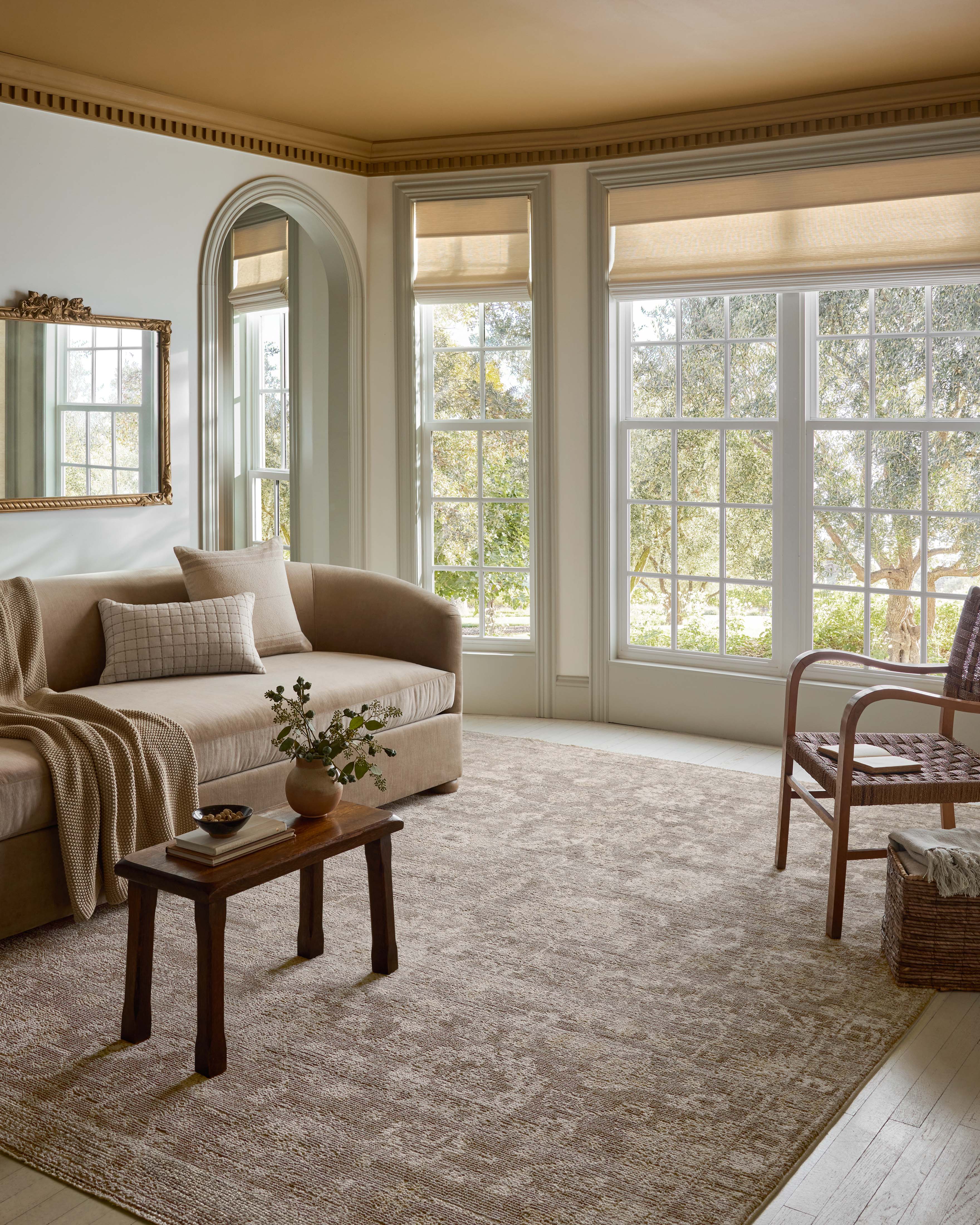 Magnolia Home by Joanna Gaines x Loloi Pace Taupe / Wheat Rug RUGS - synthetic Loloi