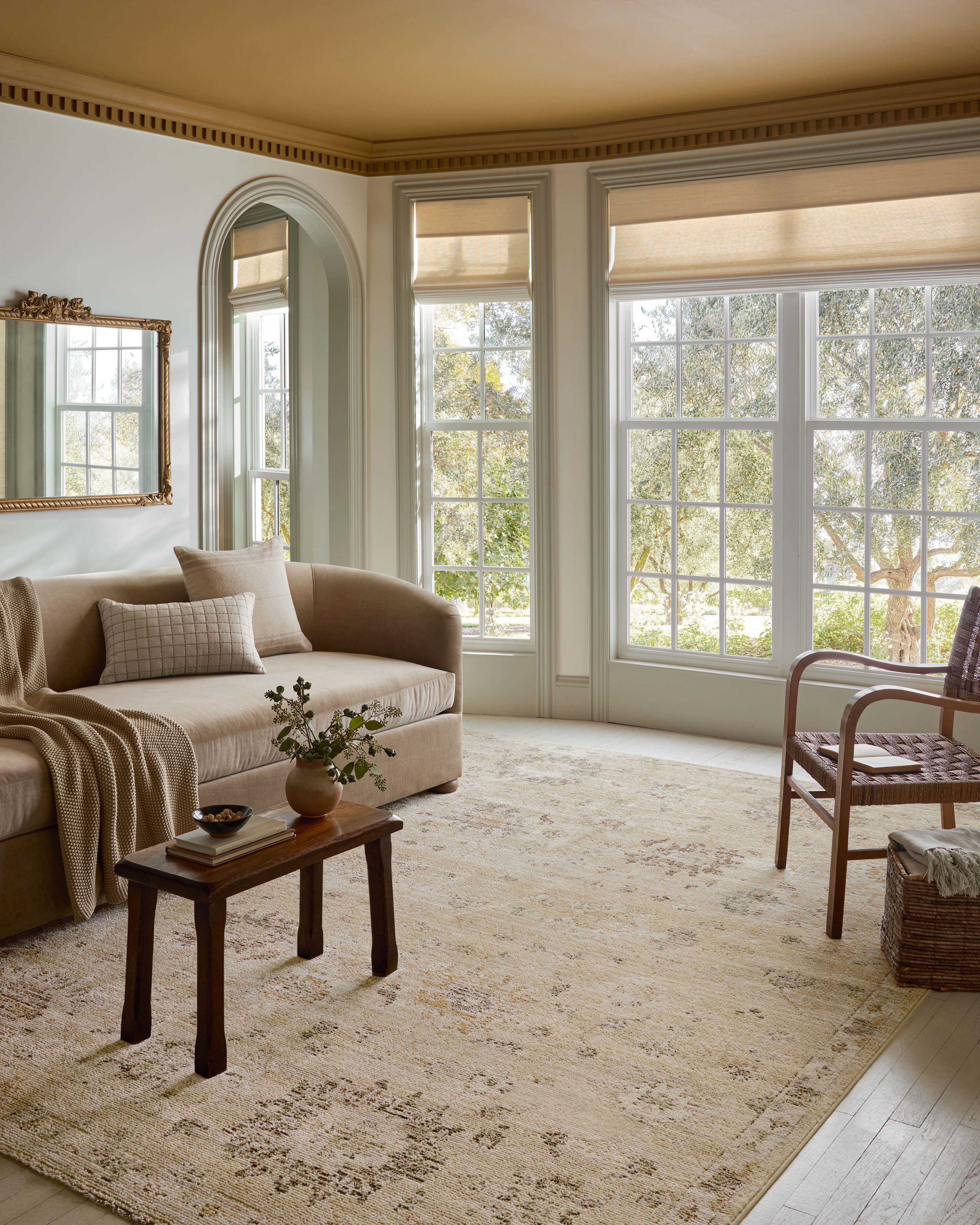 Magnolia Home by Joanna Gaines x Loloi Pace Apricot / Multi Rug RUGS - synthetic Loloi