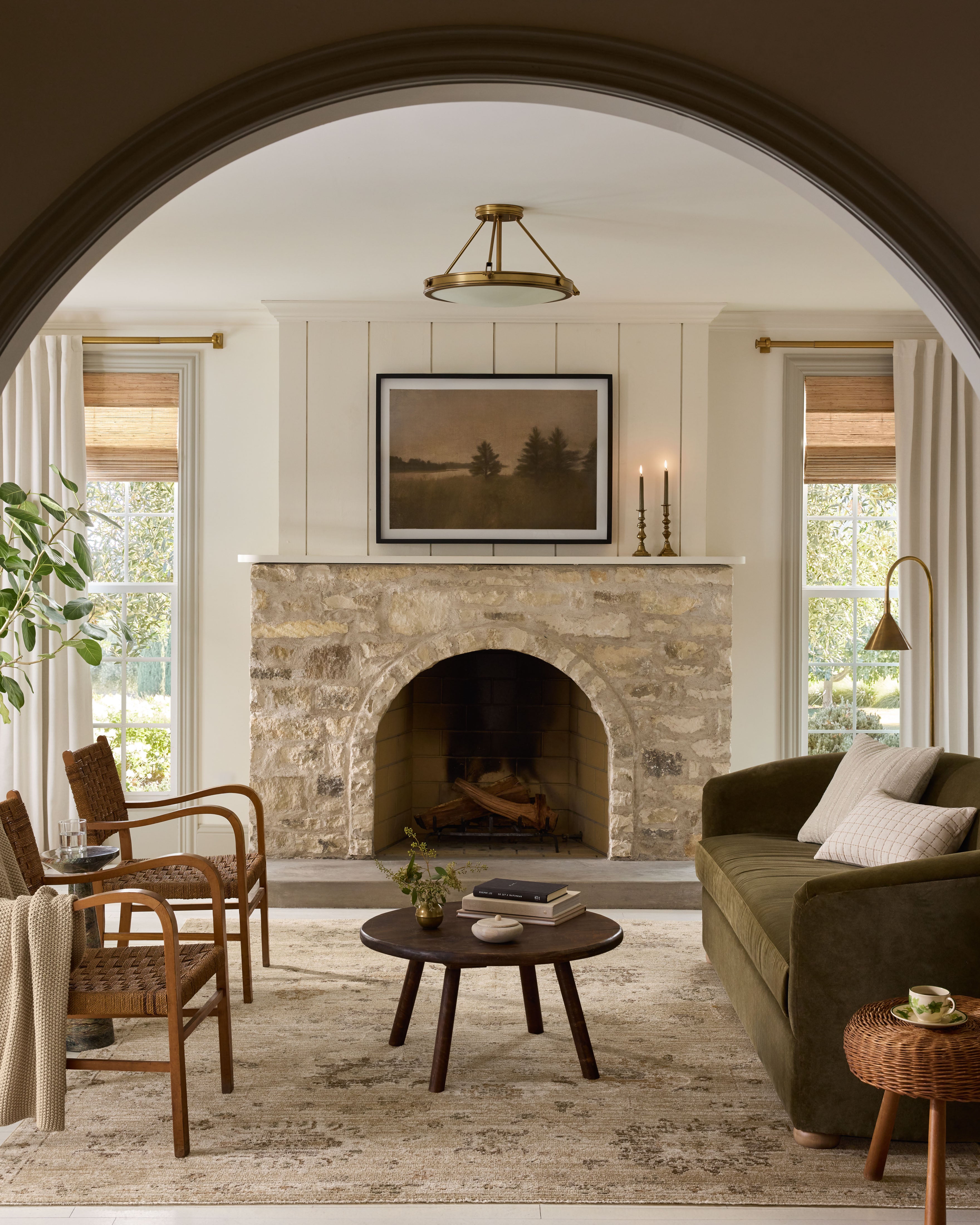 Magnolia Home by Joanna Gaines x Loloi Pace Apricot / Multi Rug RUGS - synthetic Loloi