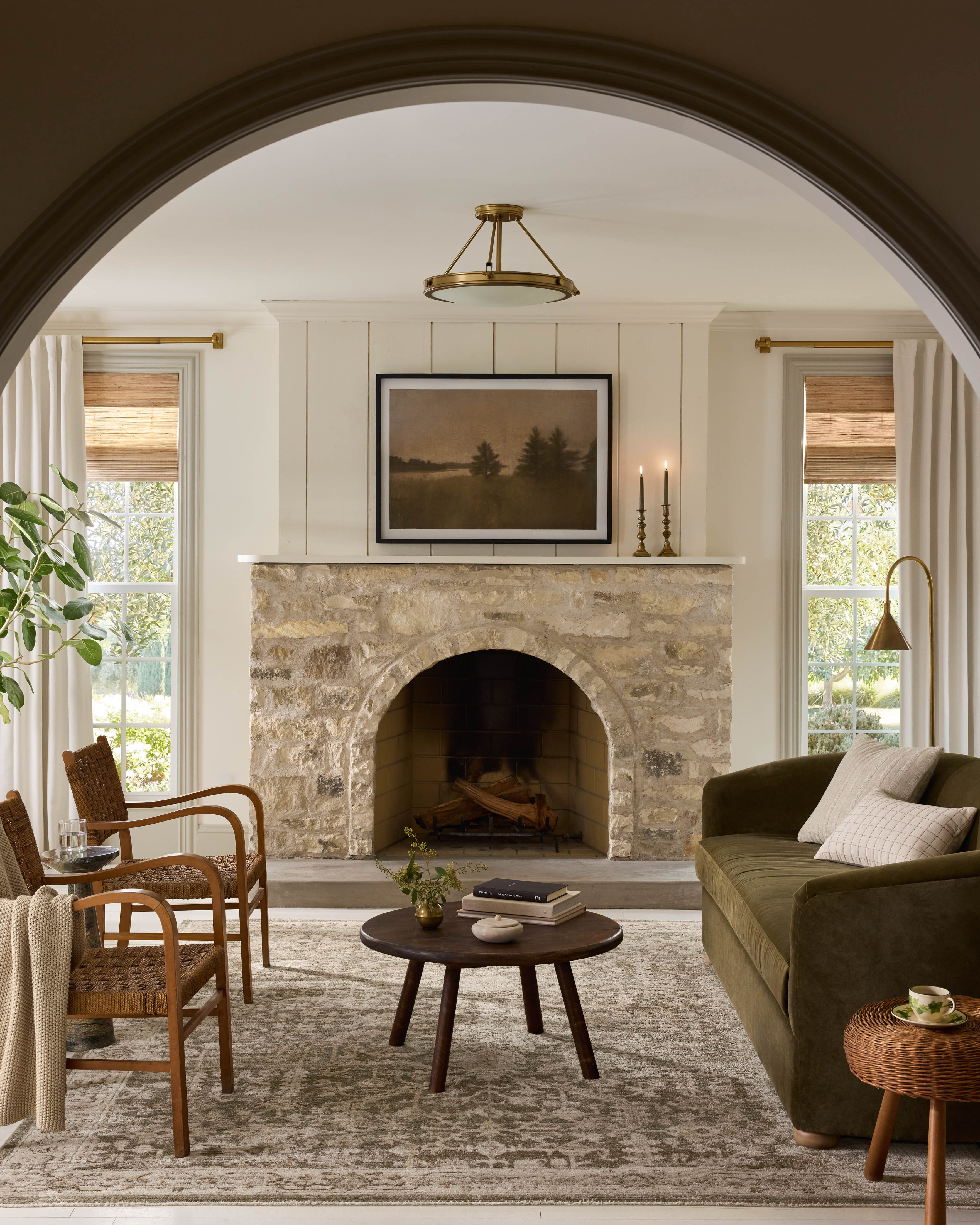 Magnolia Home by Joanna Gaines x Loloi Pace Forrest / Natural Rug RUGS - synthetic Loloi