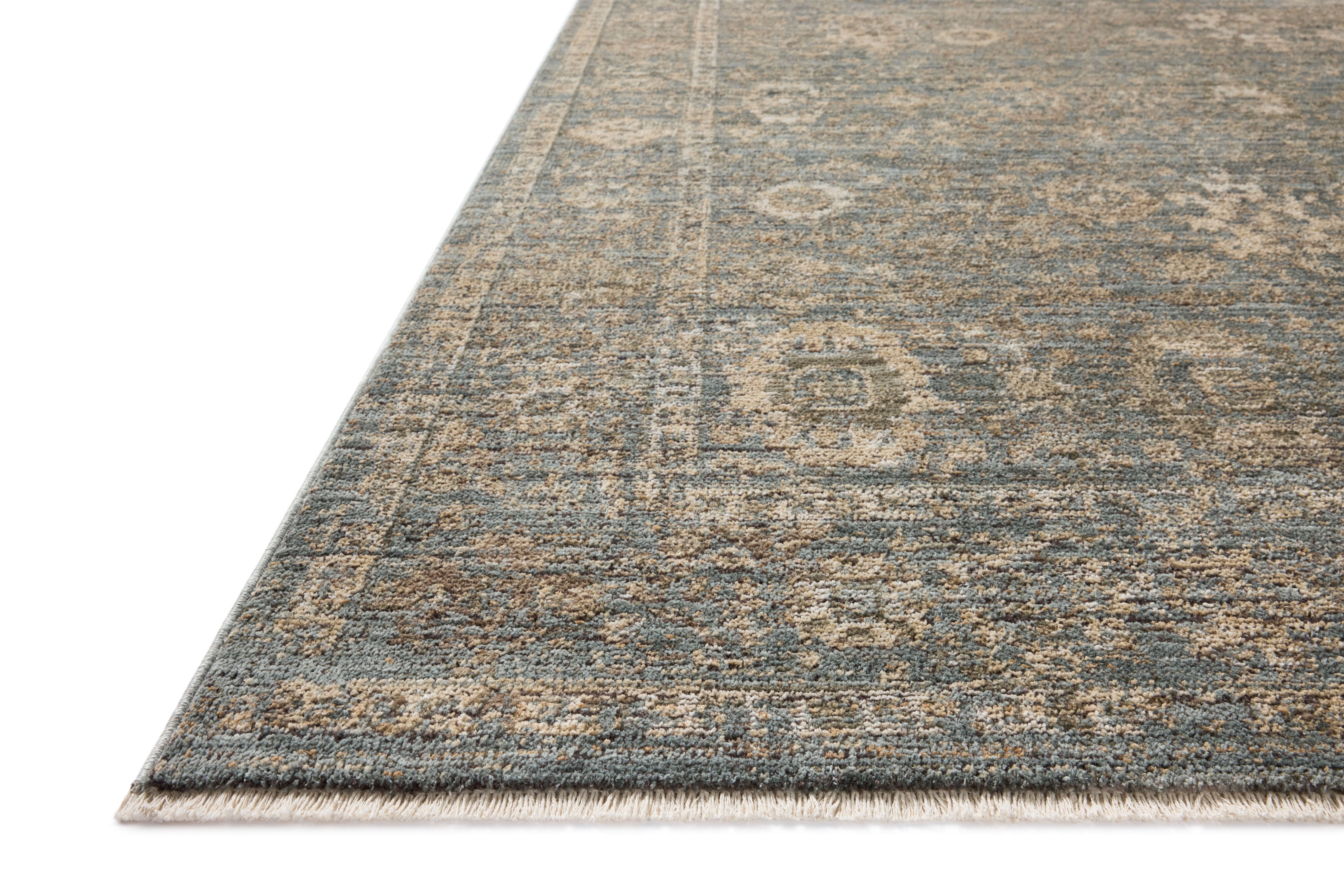 Loloi Priscilla Blue / Sand Rug RUGS - synthetic Loloi