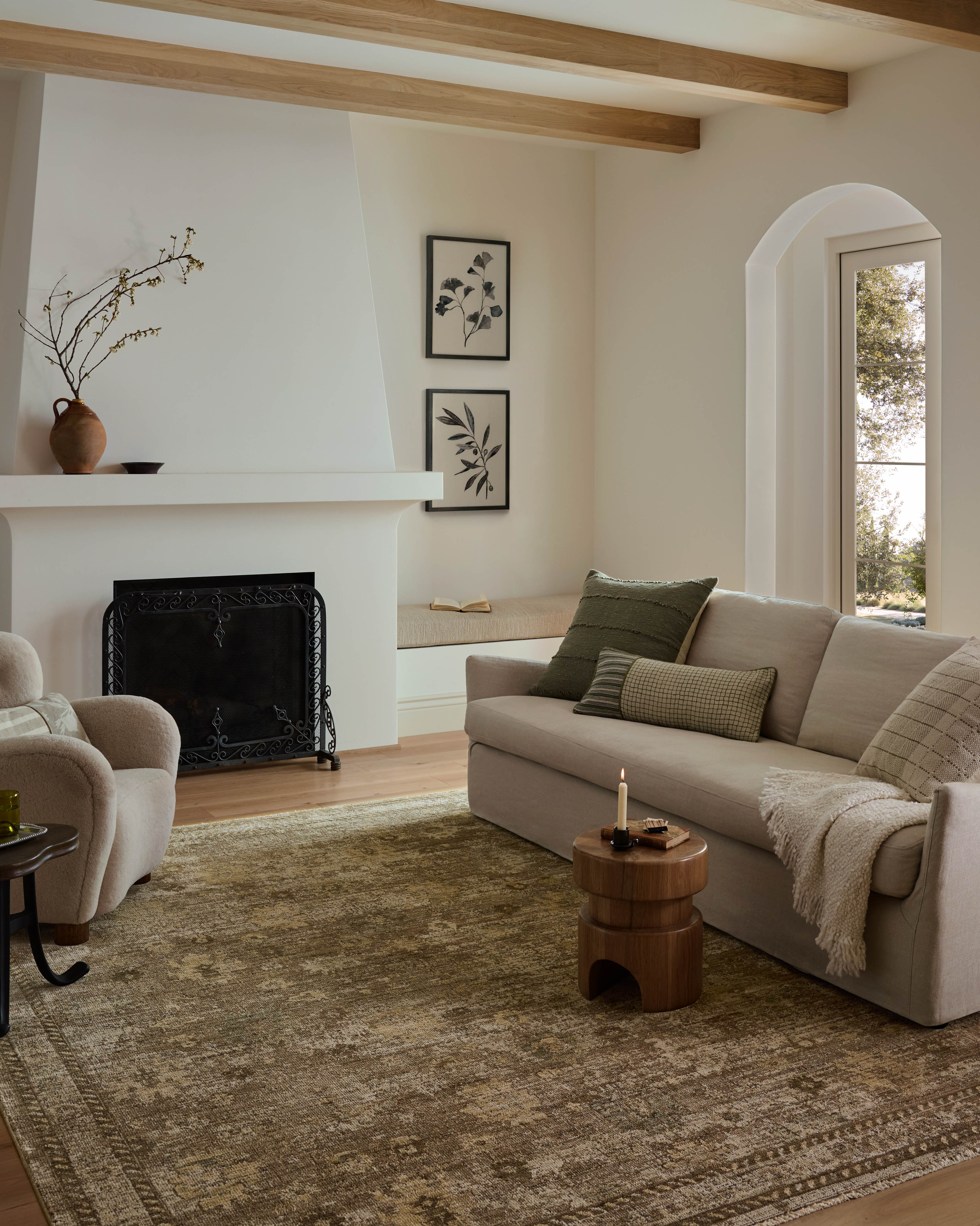 Loloi Priscilla Sand / Earth Rug RUGS - synthetic Loloi