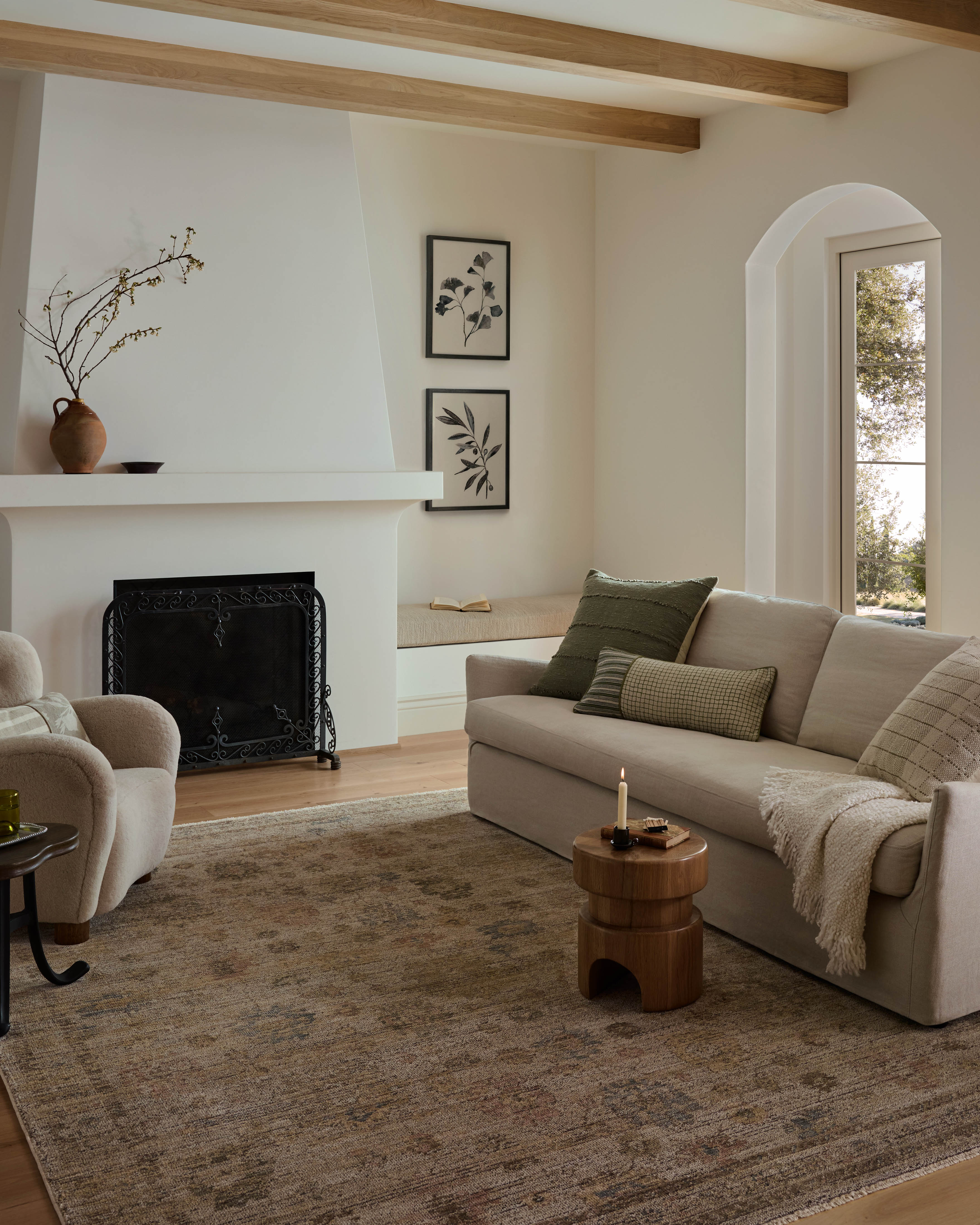 Loloi Priscilla Ivory / Multi Rug RUGS - synthetic Loloi