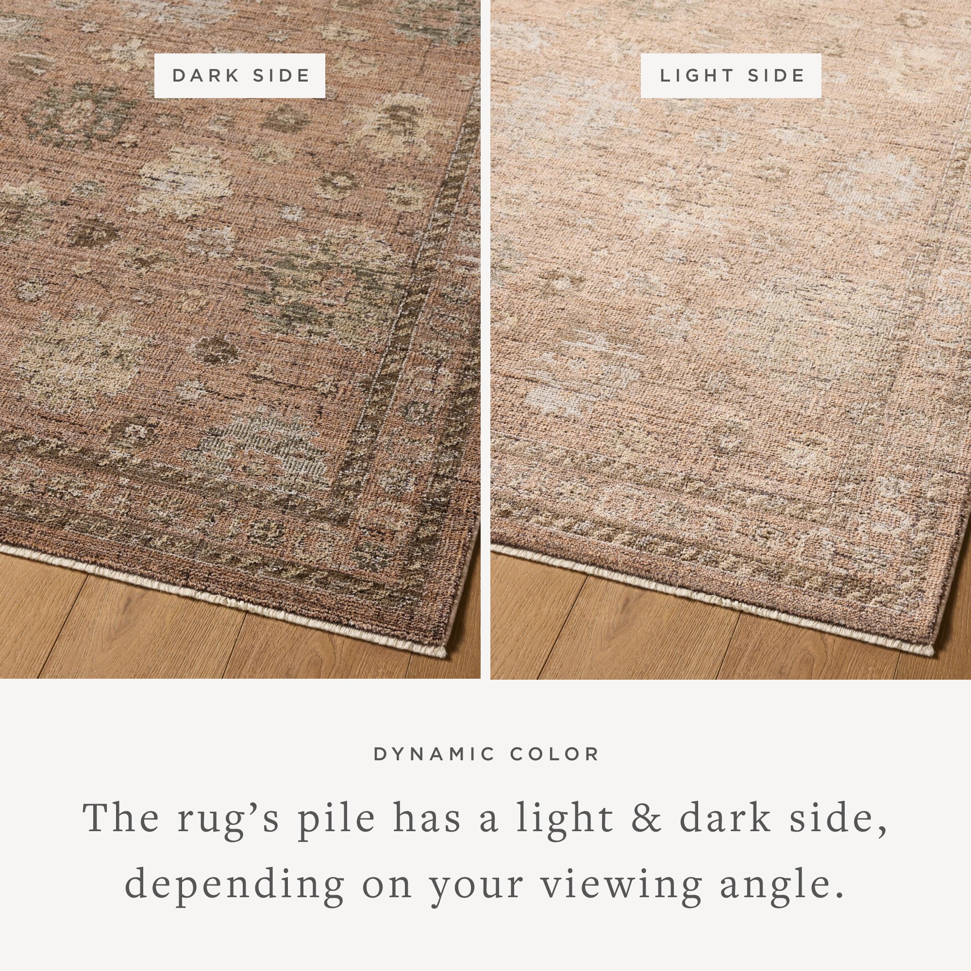 Loloi Priscilla Blush / Multi Rug RUGS - synthetic Loloi