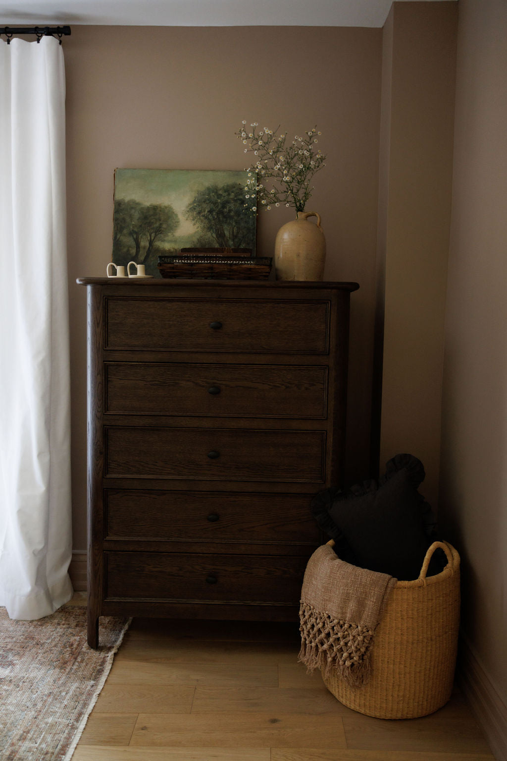 Rival Tall Dresser FURNITURE - dresser Four Hands