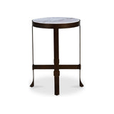 Hailyn Side Table FURNITURE - side tables Moe's Furniture White Marble