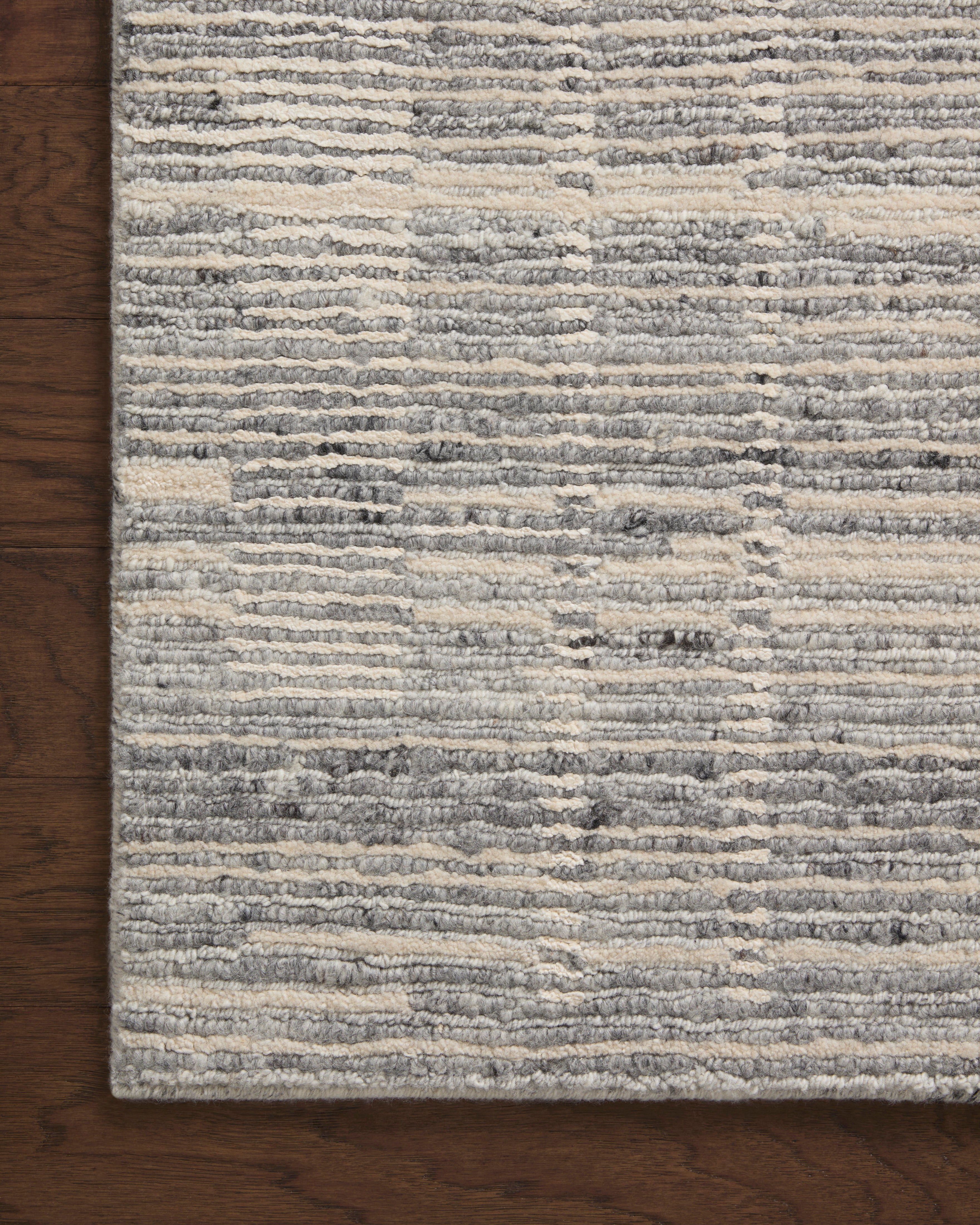 Loloi Raquel Grey / Ivory 0-rugs-wool Loloi