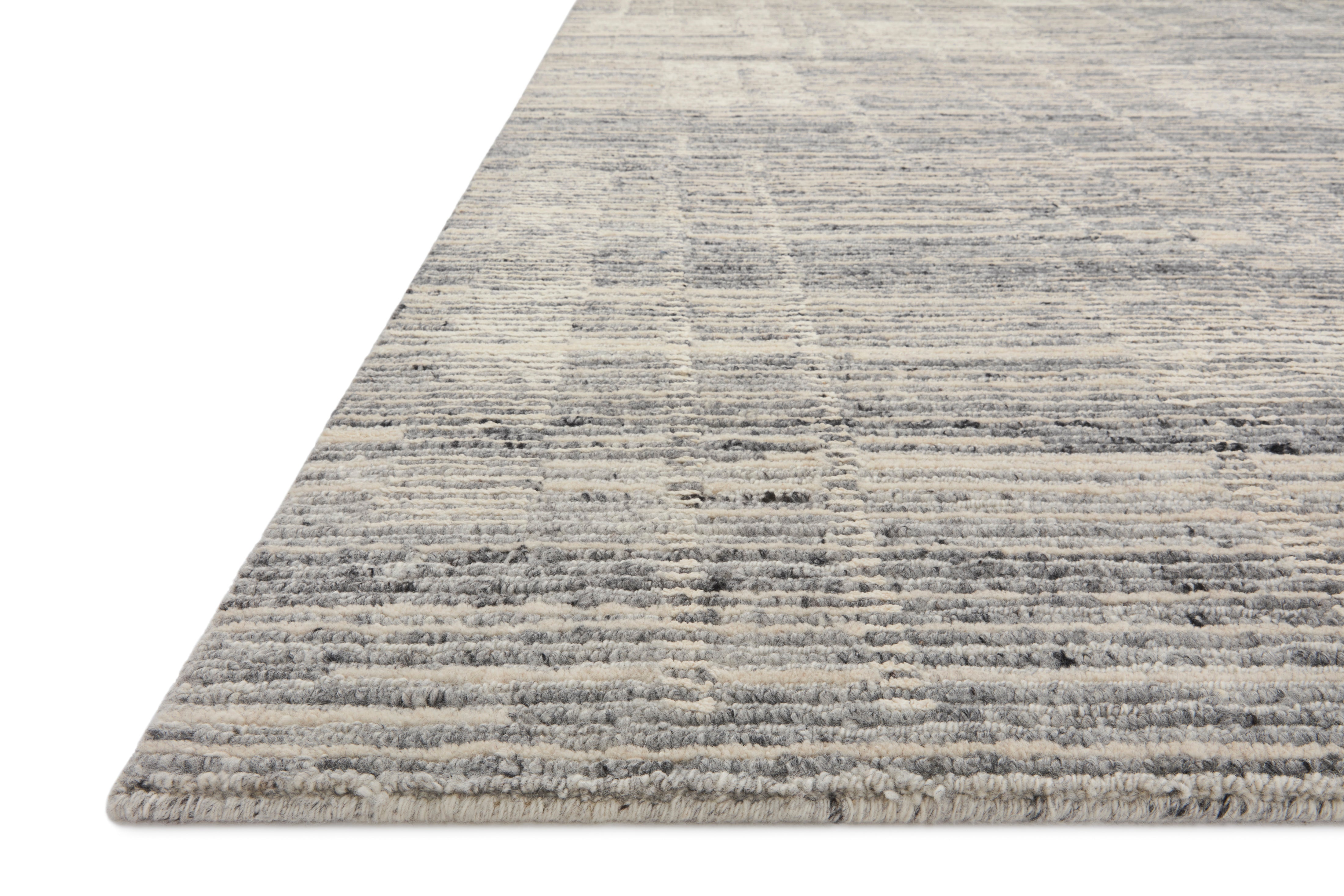 Loloi Raquel Grey / Ivory 0-rugs-wool Loloi