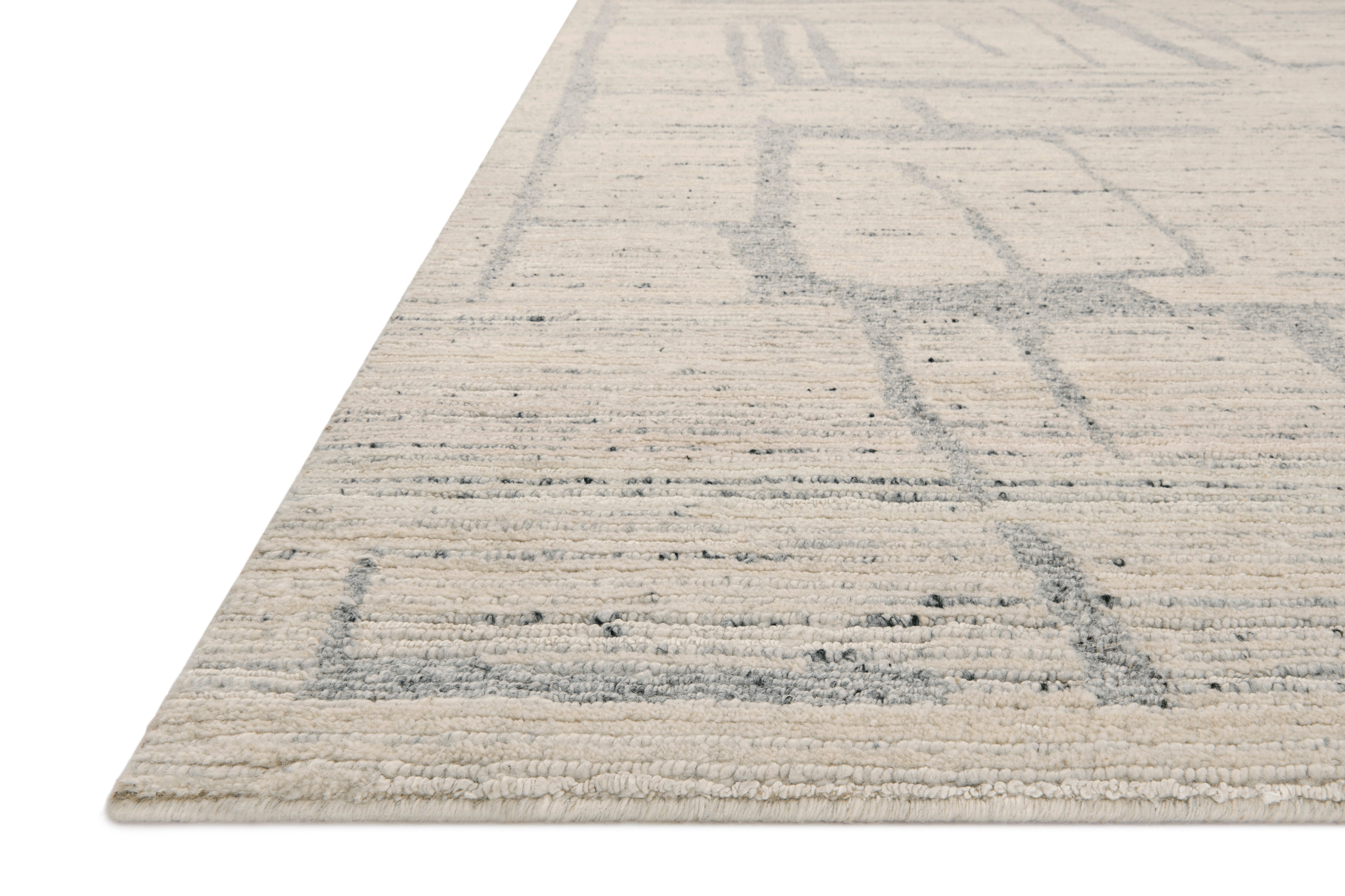 Loloi Raquel Natural / Slate Rug 0-rugs-wool Loloi