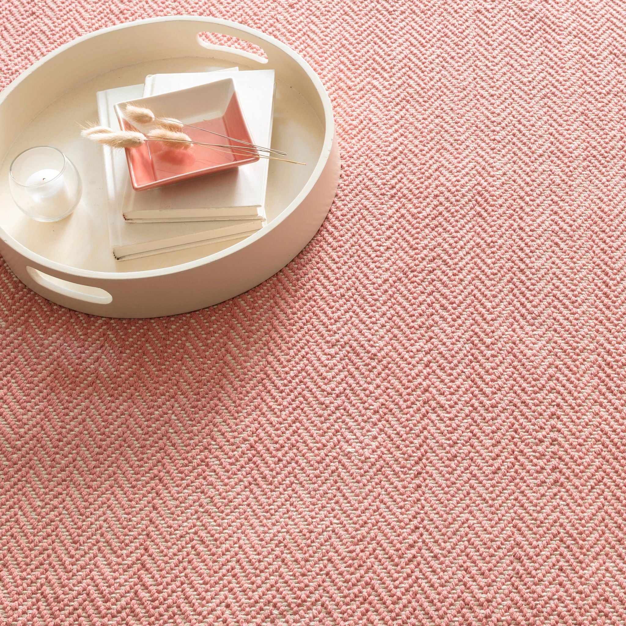 Herringbone Handwoven Cotton Rug RUGS - cotton Dash & Albert