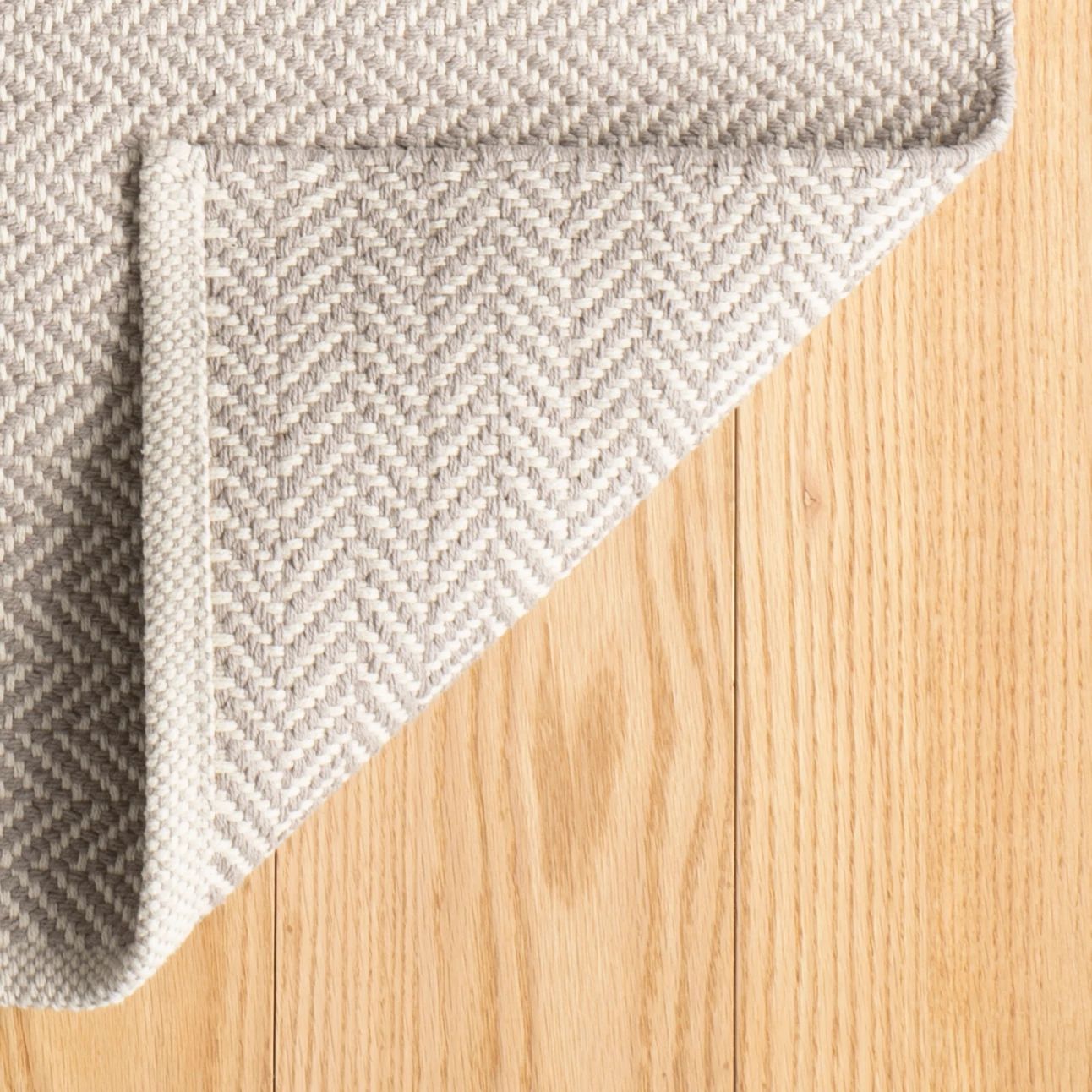 Herringbone Handwoven Cotton Rug RUGS - cotton Dash & Albert