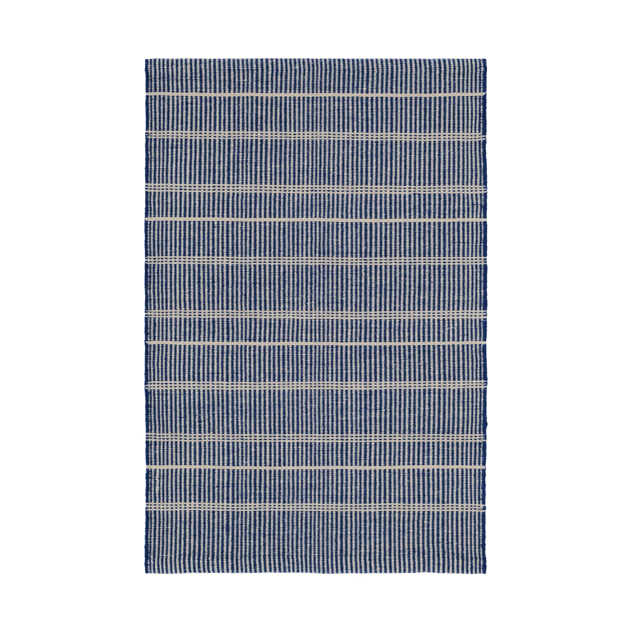 Samson Handwoven Indoor/Outdoor Rug RUGS - outdoor Dash & Albert Navy 2' x 3'