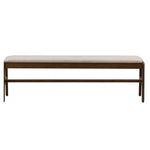 Roux Upholstered Bench FURNITURE - benches LH IMPORTS Cream