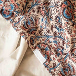 Layla Block Print Coverlet Blanket Rug & Weave