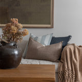 Amber Lewis x Loloi Meadowlark Midnight Pillow Throw Pillow Loloi