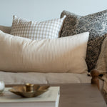 Liam Long Lumbar Pillow Cover 1 - PILLOWS - Thai - neutral Rug & Weave Pillows