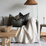 Sage Linen Ruffle Pillow Cover 3 - PILLOWS - linen - cool Rug & Weave Pillows