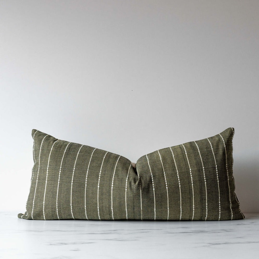 Forest Long Lumbar Pillow Cover 3 - PILLOWS - Thai - cool Rug & Weave Pillows