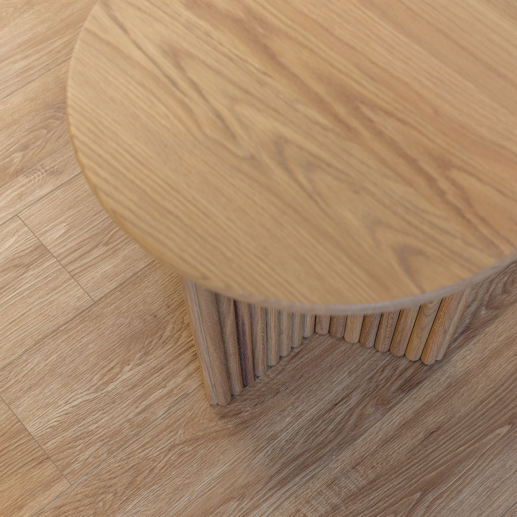 Gus* Modern Odeon End Table - White Oak 5 - a- FURNITURE - accent table - wood Gus