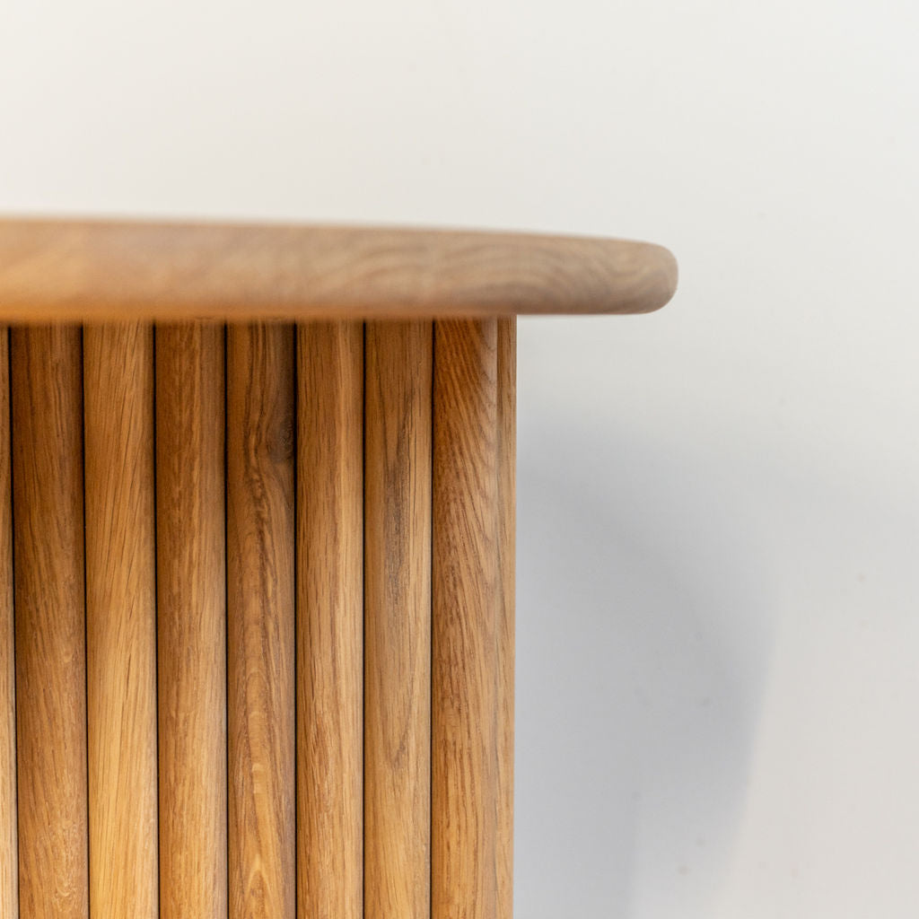 Gus* Modern Odeon End Table - White Oak 5 - a- FURNITURE - accent table - wood Gus