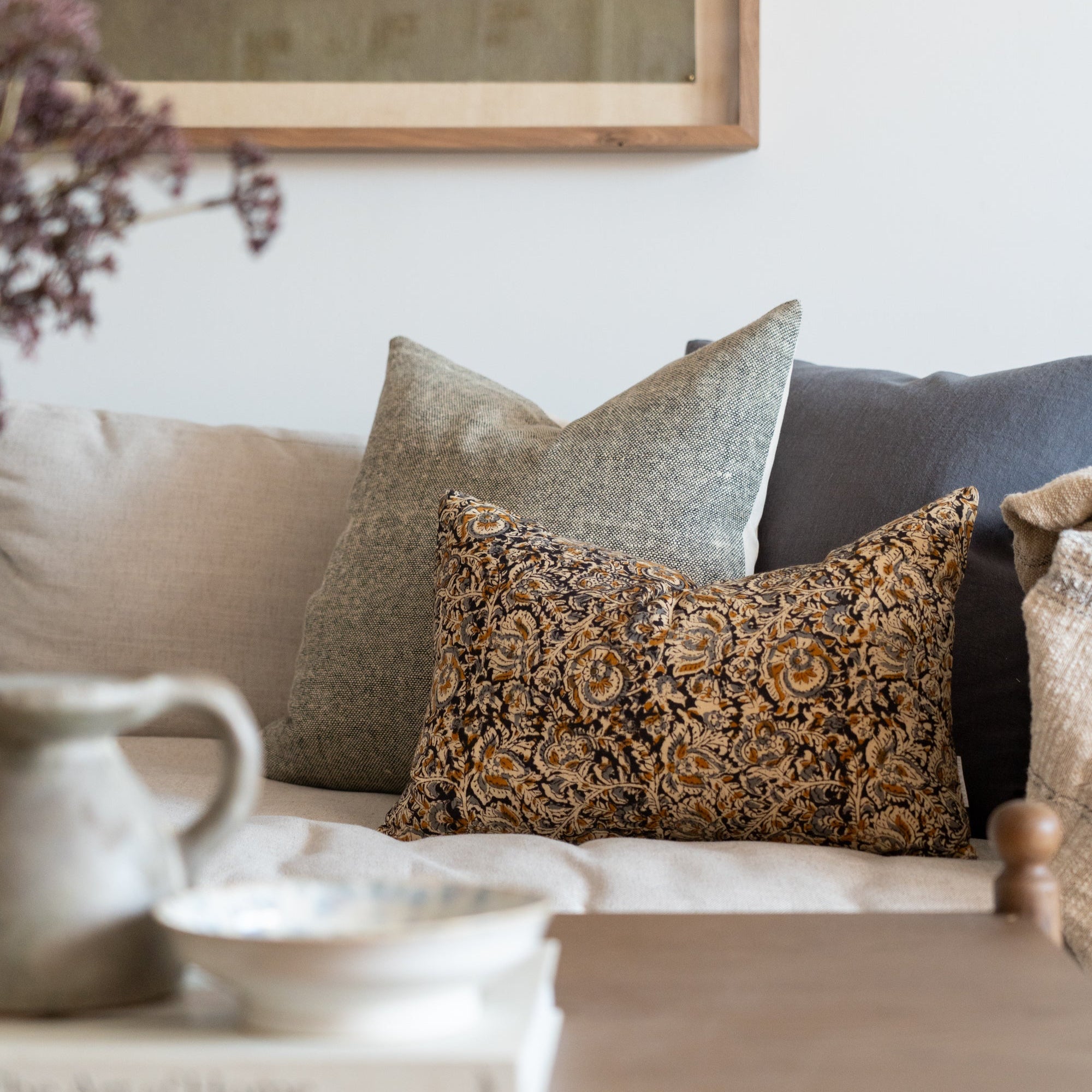 Otis Woven Pillow Cover 2 - PILLOWS - Thai - warm Rug & Weave Pillows