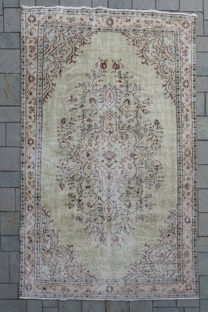 5'5" x 8'11" Vintage Oushak Rug RUGS - vintage Rug & Weave Rugs