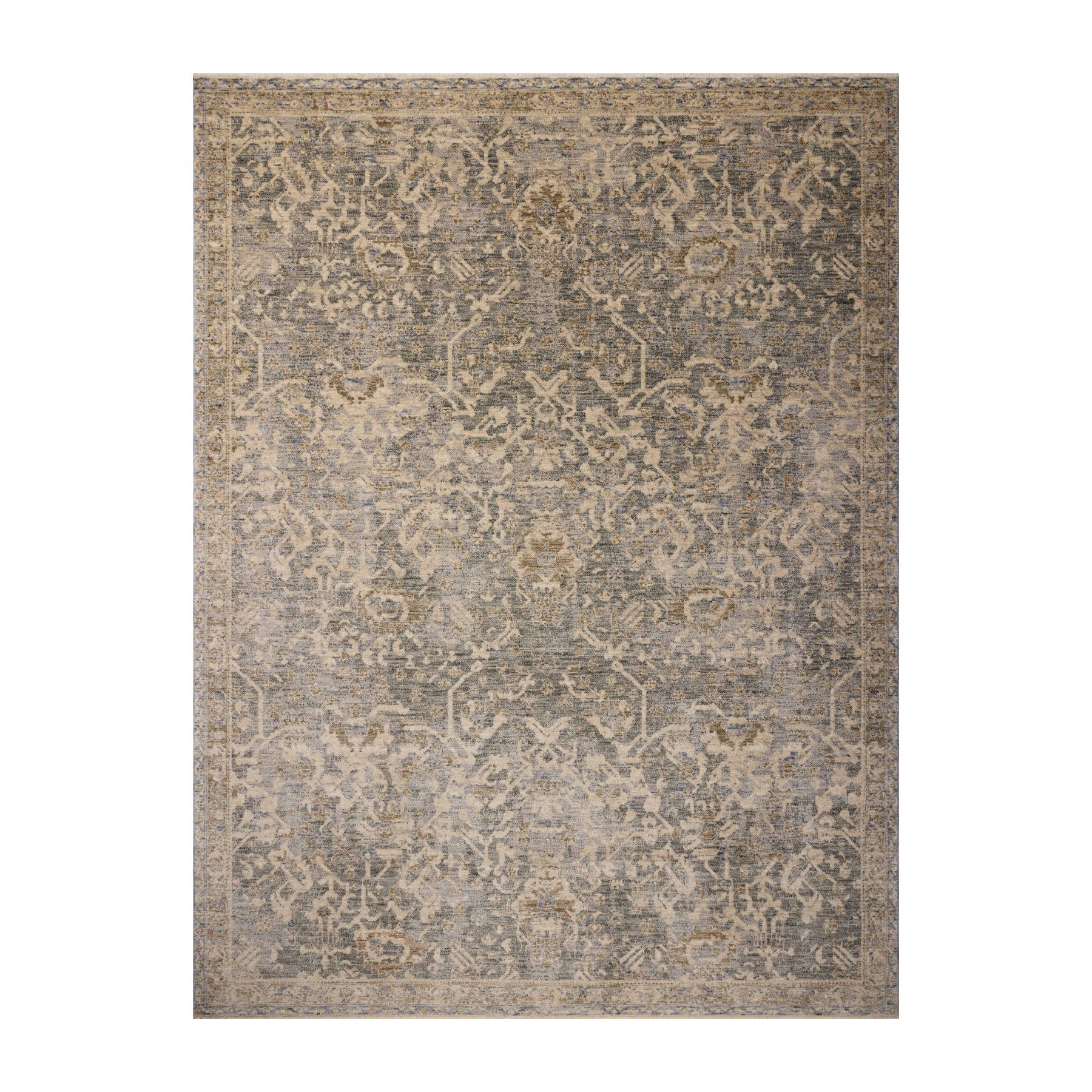 Magnolia Home by Joanna Gaines x Loloi Junie Blue / Natural Rug RUGS - vintage inspired Loloi