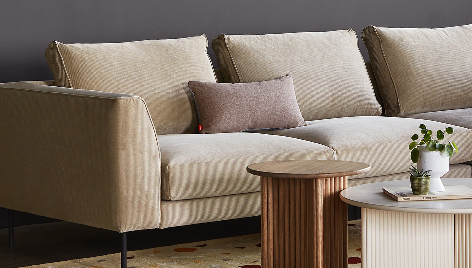 Gus* Modern Renfrew 137" Sofa 1 - FURNITURE - sofa Gus