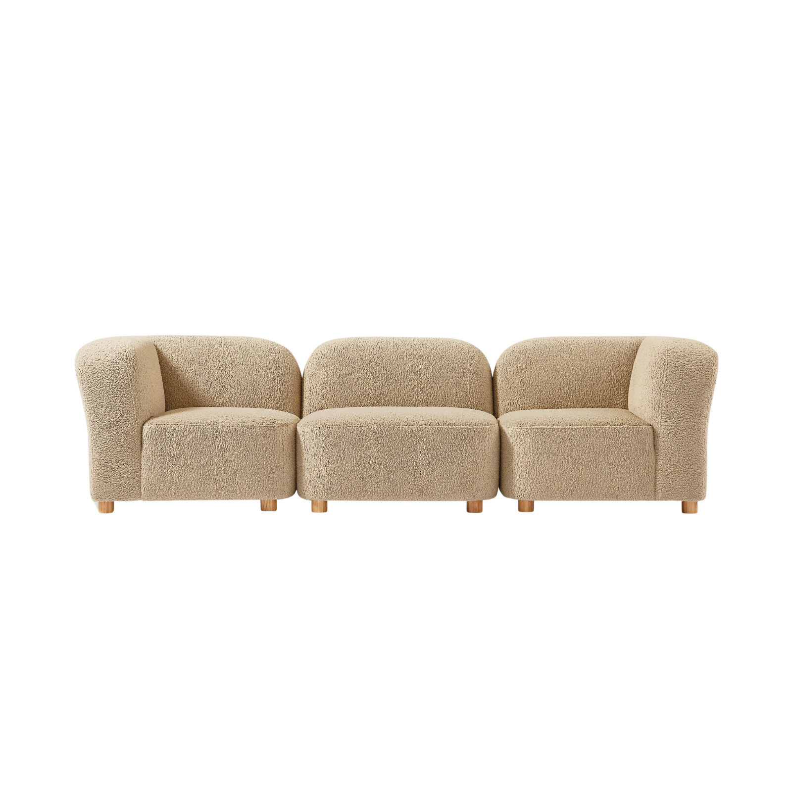 Gus* Modern Circuit Modular 103" Three-Piece Sofa 8 - a - FURNITURE - modular - circuit Gus Himalaya Dune