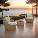 Serene Outdoor Round Club Chair FURNITURE - club chairs LH IMPORTS