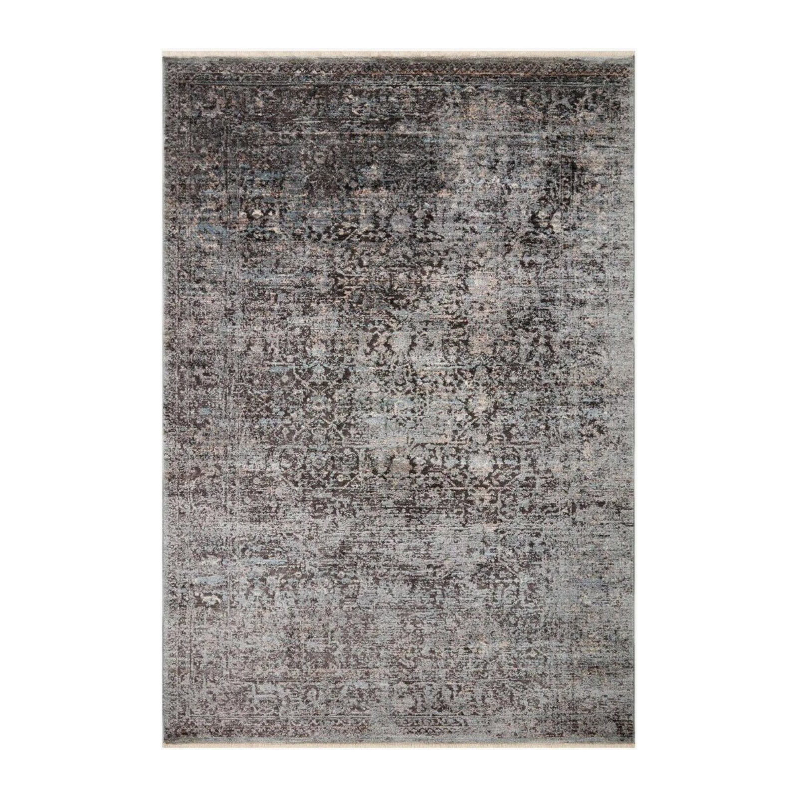 Loloi Sonnet Charcoal / Mist Rug 0-patterned rugs Loloi