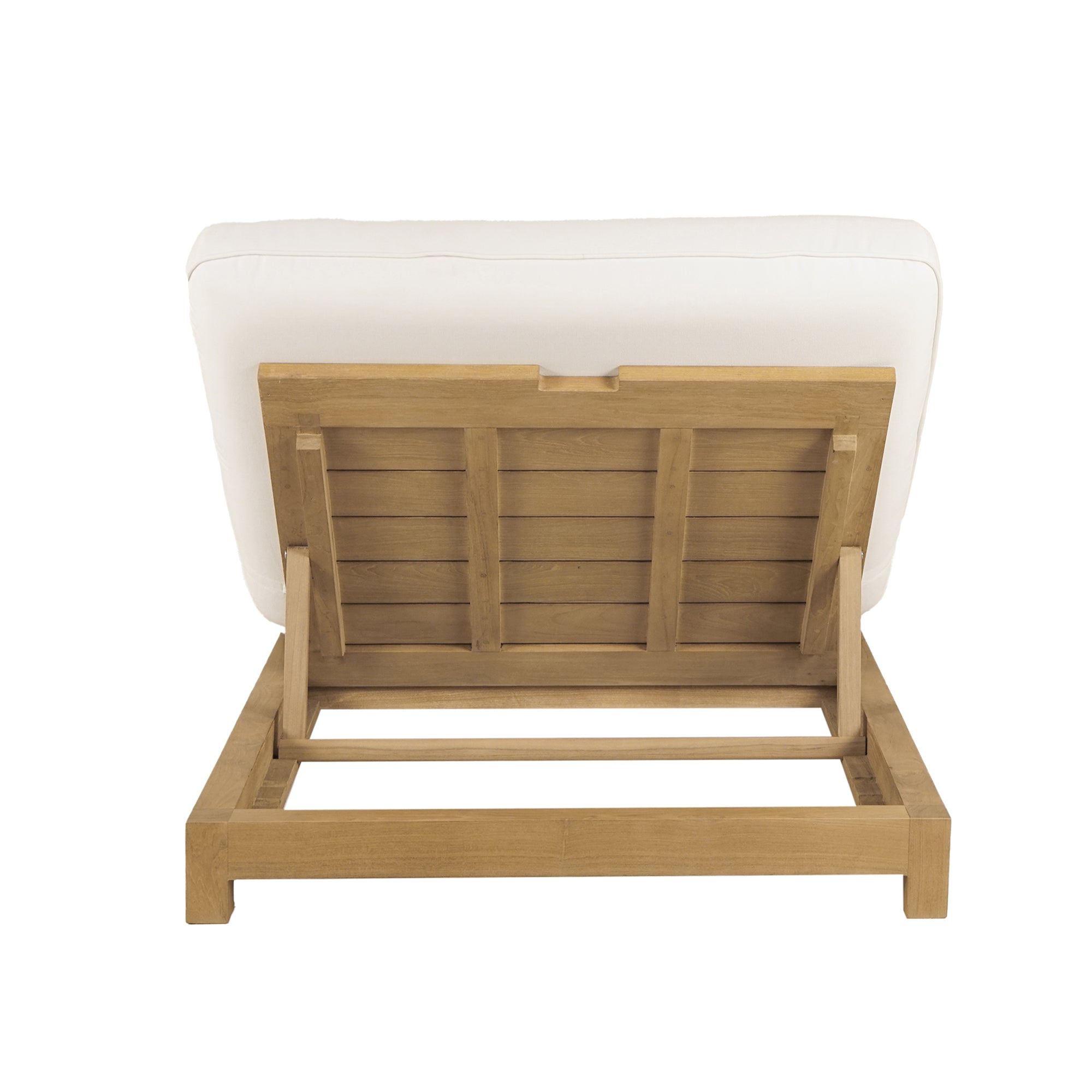 Eero Outdoor Adjustable Lounge Chair White Furniture - Outdoor Loungers Moe's Furniture