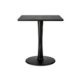 Torsion Square Dining Table - Black Oak 9 - c - FURNITURE - square Ethnicraft