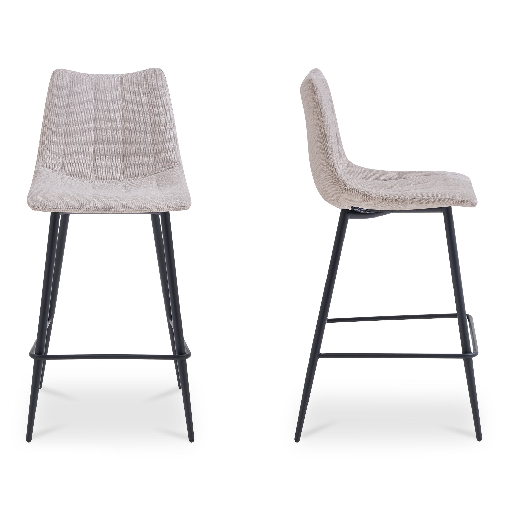 Izzy Bar Stool Set of Two Furniture - Bar Stools Moe's Furniture