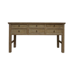 Laney Reclaimed Wood Console 21 - FURNITURE - console table Hauer Market Natural