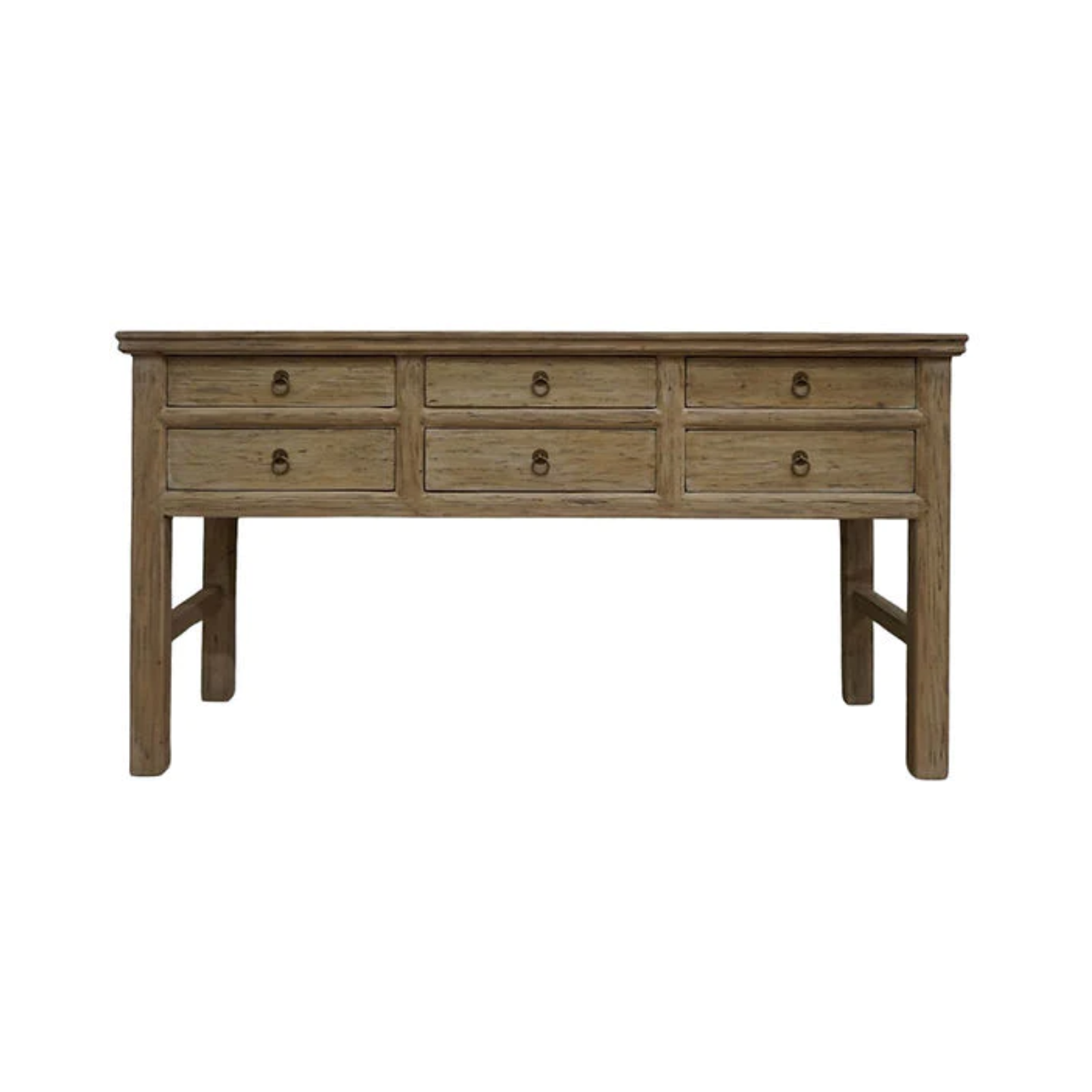 Laney Reclaimed Wood Console 21 - FURNITURE - console table Hauer Market Natural