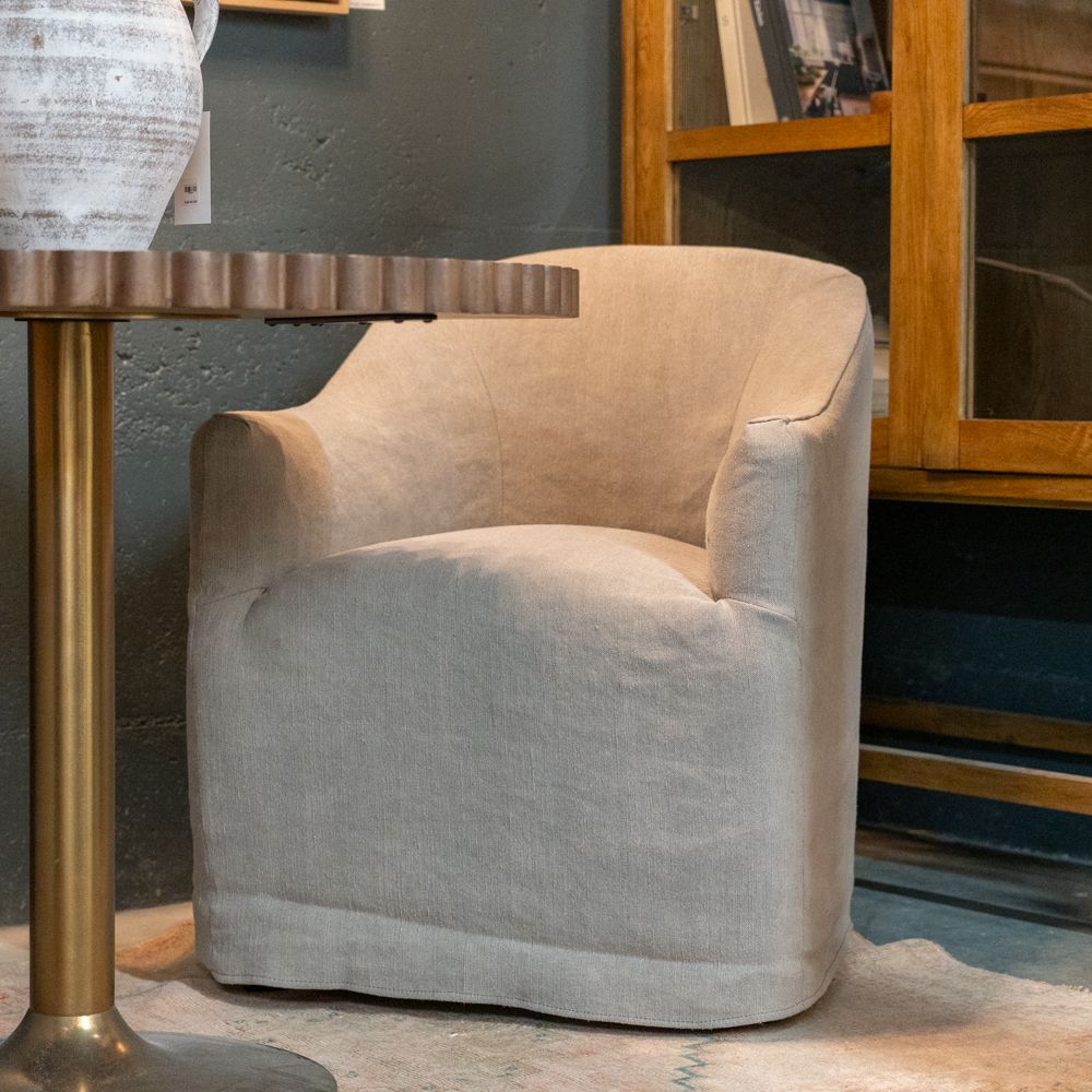 Cove Dining Chair With Casters 10 - a - FURNITURE - dining chair Four Hands