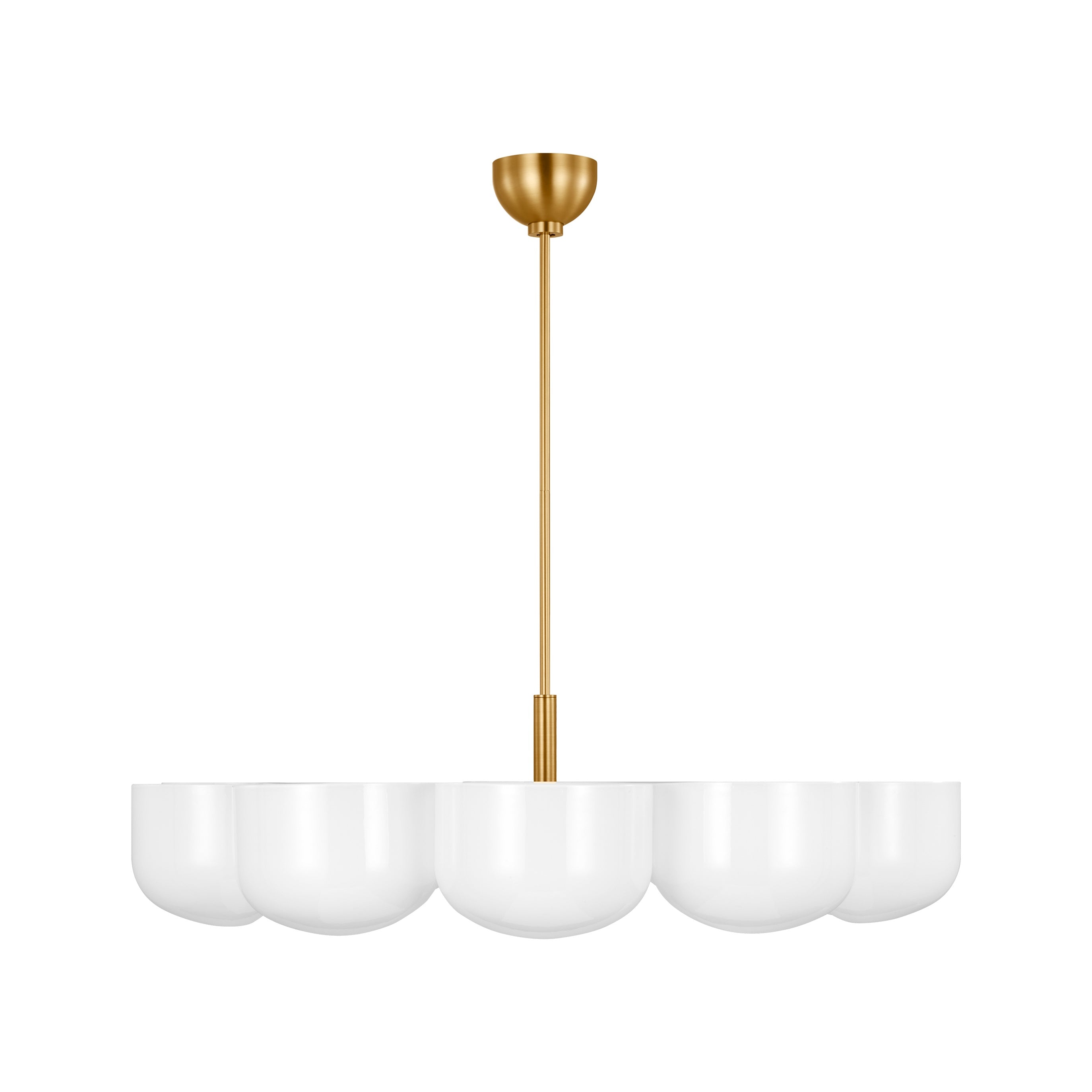 Cheverny Large Chandelier LIGHTING - chandelier Visual Comfort Burnished Brass