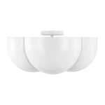 Cheverny Large Semi-Flush Mount LIGHTING - flush mount Visual Comfort Matte White