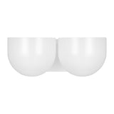 Cheverny Medium Vanity LIGHTING - sconce Visual Comfort Matte White