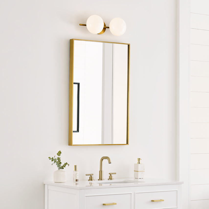 Lune 2-Light Vanity Sconce LIGHTING - vanity Visual Comfort