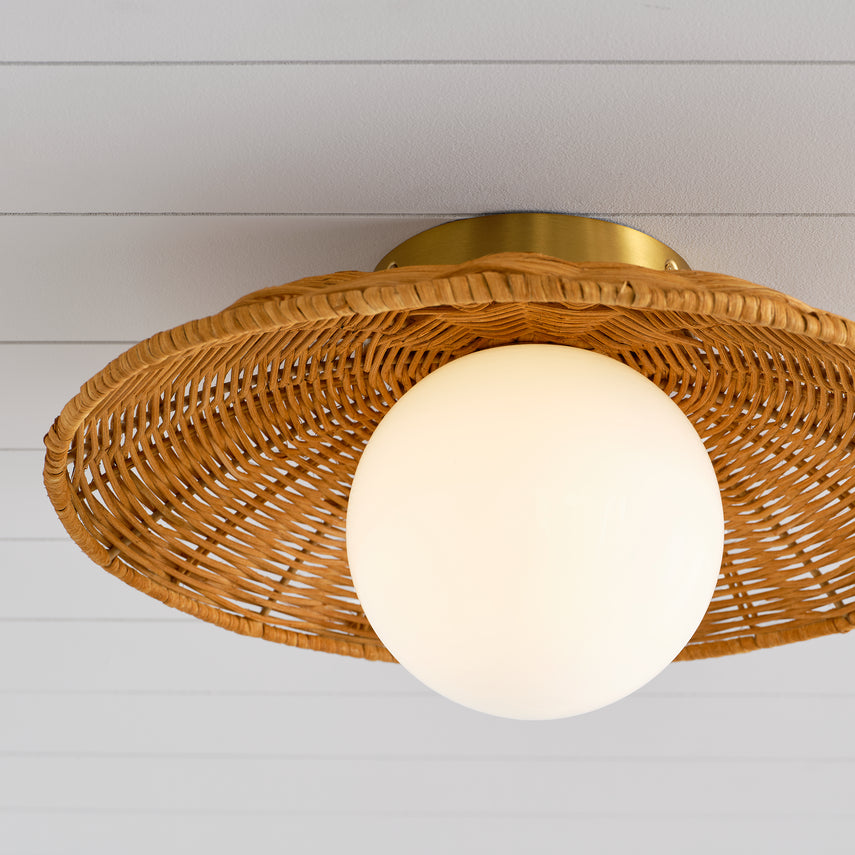 Mari Medium Flush Mount LIGHTING - ceiling fixture Visual Comfort