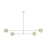 Melange 72" Multi-Positional Chandelier LIGHTING - chandelier Visual Comfort Polished Nickel