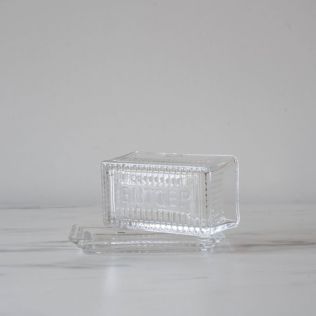 Glass Covered Butter Dish butter dish Abbott Collection