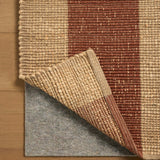 Leanne Ford x Loloi Weatherstaff Natural / Brick Rug