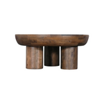 Whittier Coffee Table 4 - b - FURNITURE - coffee table - round LH IMPORTS