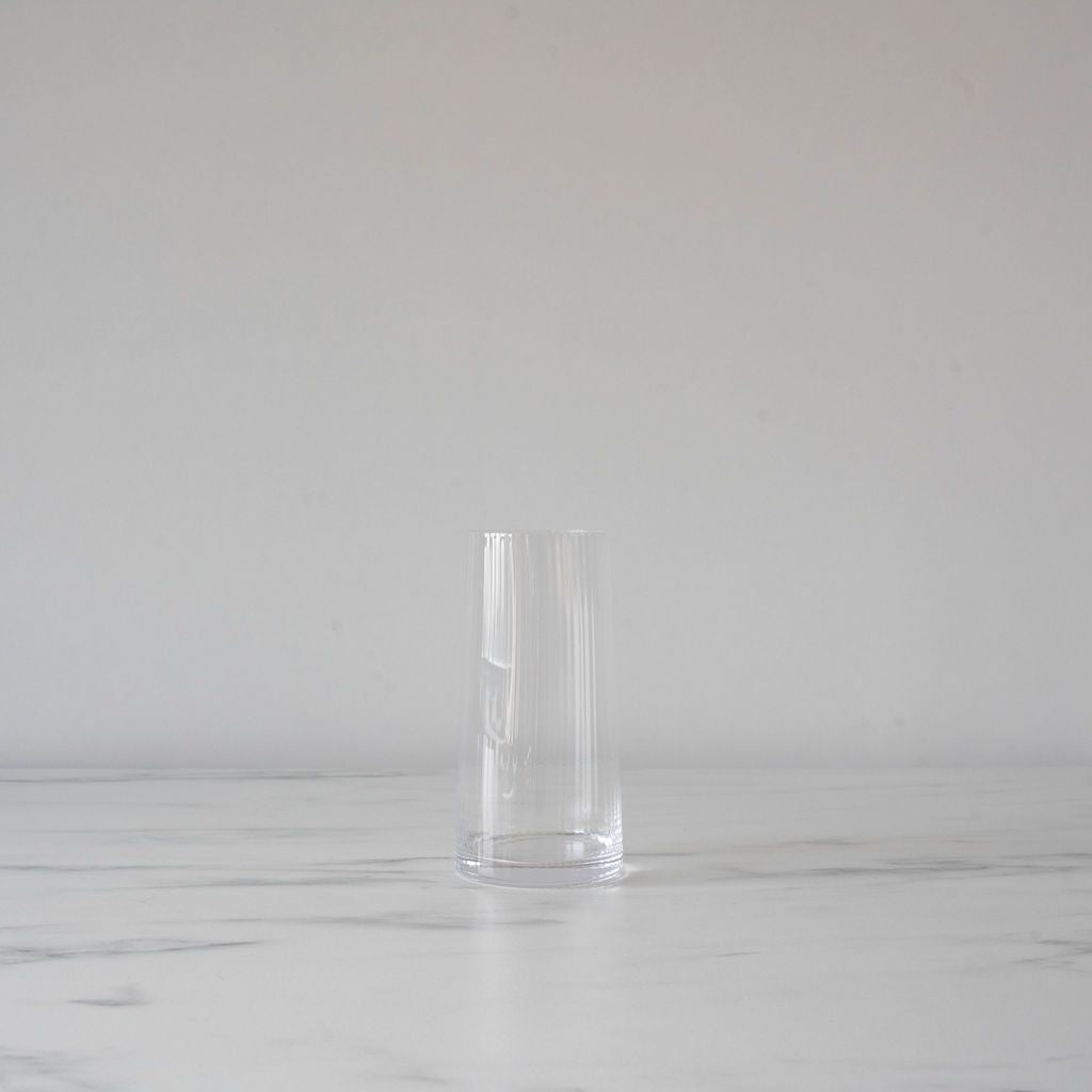 Ribbed Highball Glass glass tumbler Abbott Collection
