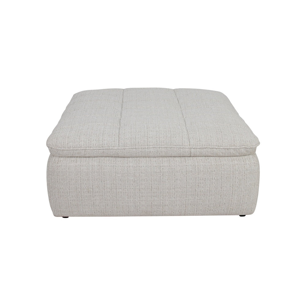 Linnea Ottoman Furniture - Ottomans Moe's Furniture Beige